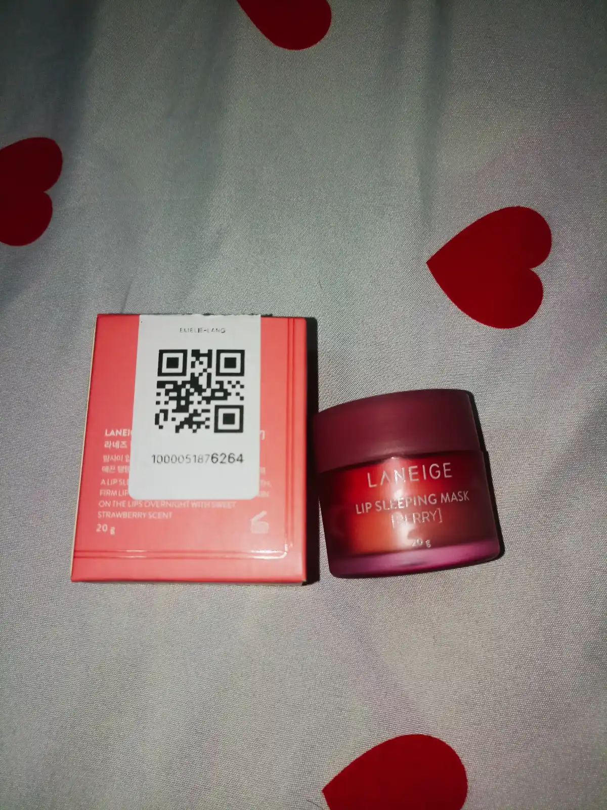 Laneige namlantiruvchi va tiklovchi lab balzami va niqobi, 20 g
