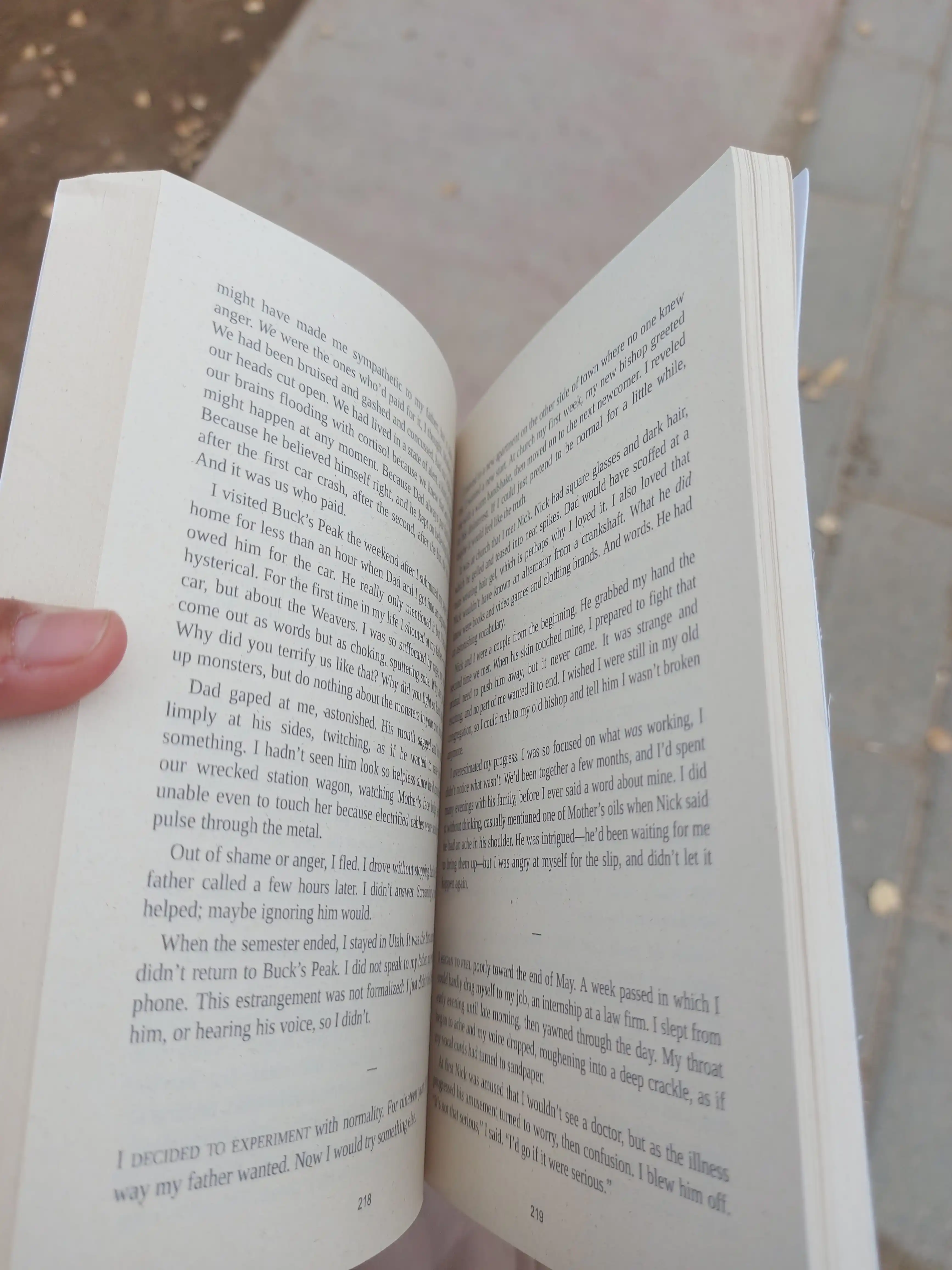 Educated a memoir Tara Westover
