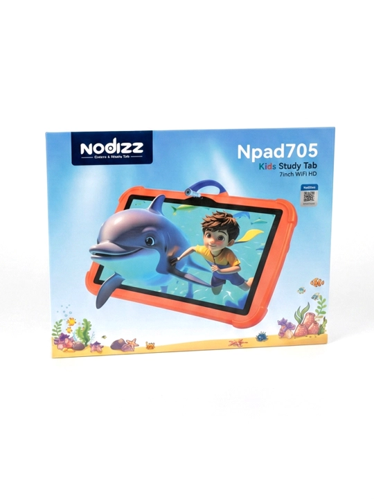 Развивающий игровой планшет для детей Nodizz 7 дюймов, Андроид 14, родительский контроль