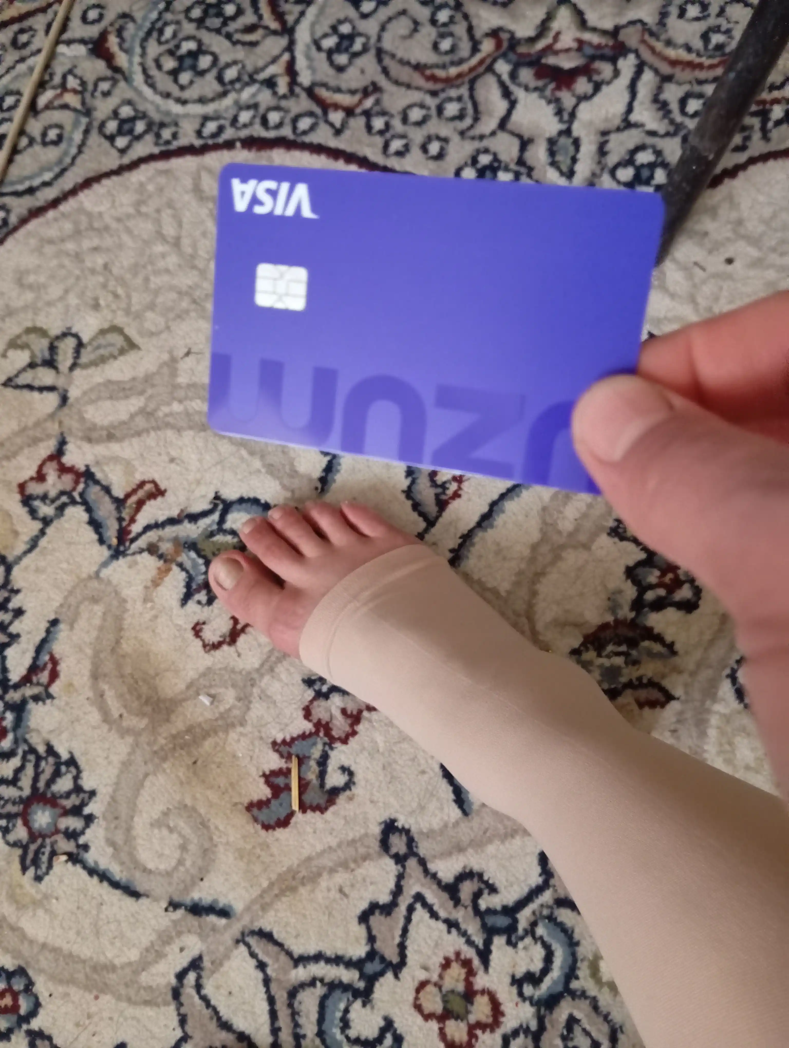 Antivarikoz golflar, kompression paypoqlar, ochiq tumshuqli, 1 juft