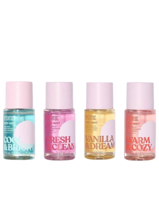 Victoria’s Secret PINK Body Mist Collection tana uchun xushbo‘y mini spreylar - 