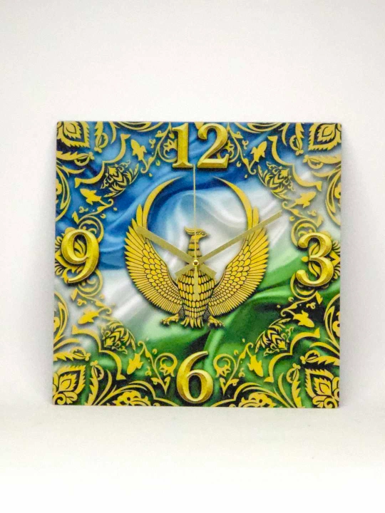 Neoprint naqshli devor soati - 