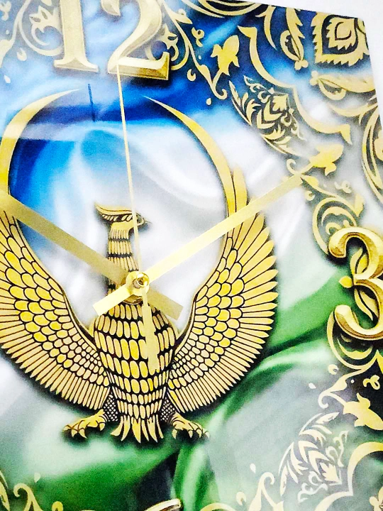 Neoprint naqshli devor soati