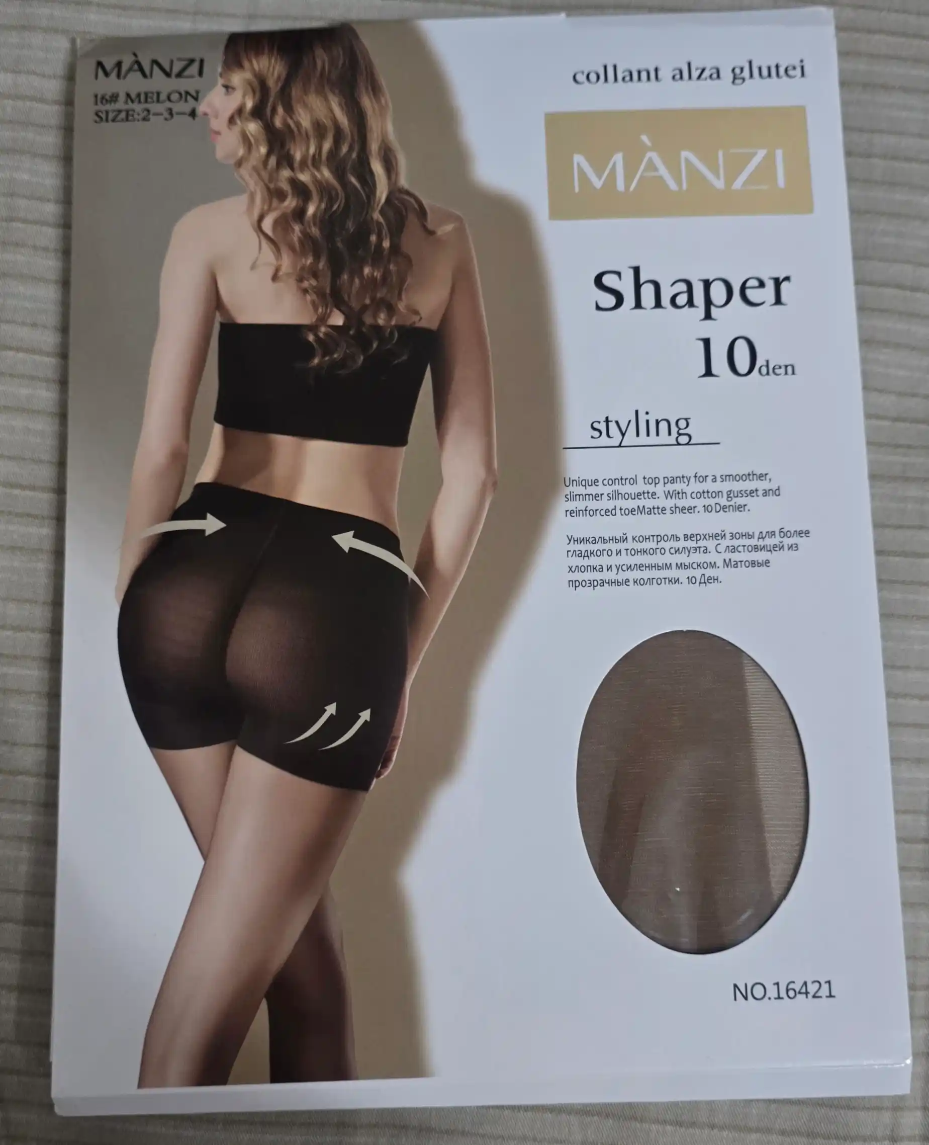 Ayollar kolgotkalar Manzi Bodytoners, 10 den