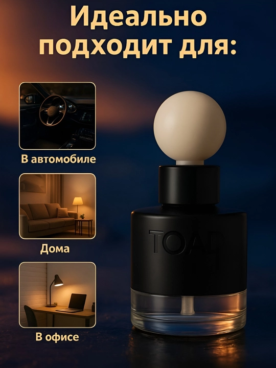 Ароматизатор Toad, для машины и дома, освежитель воздуха, 50 мл и 13 мл