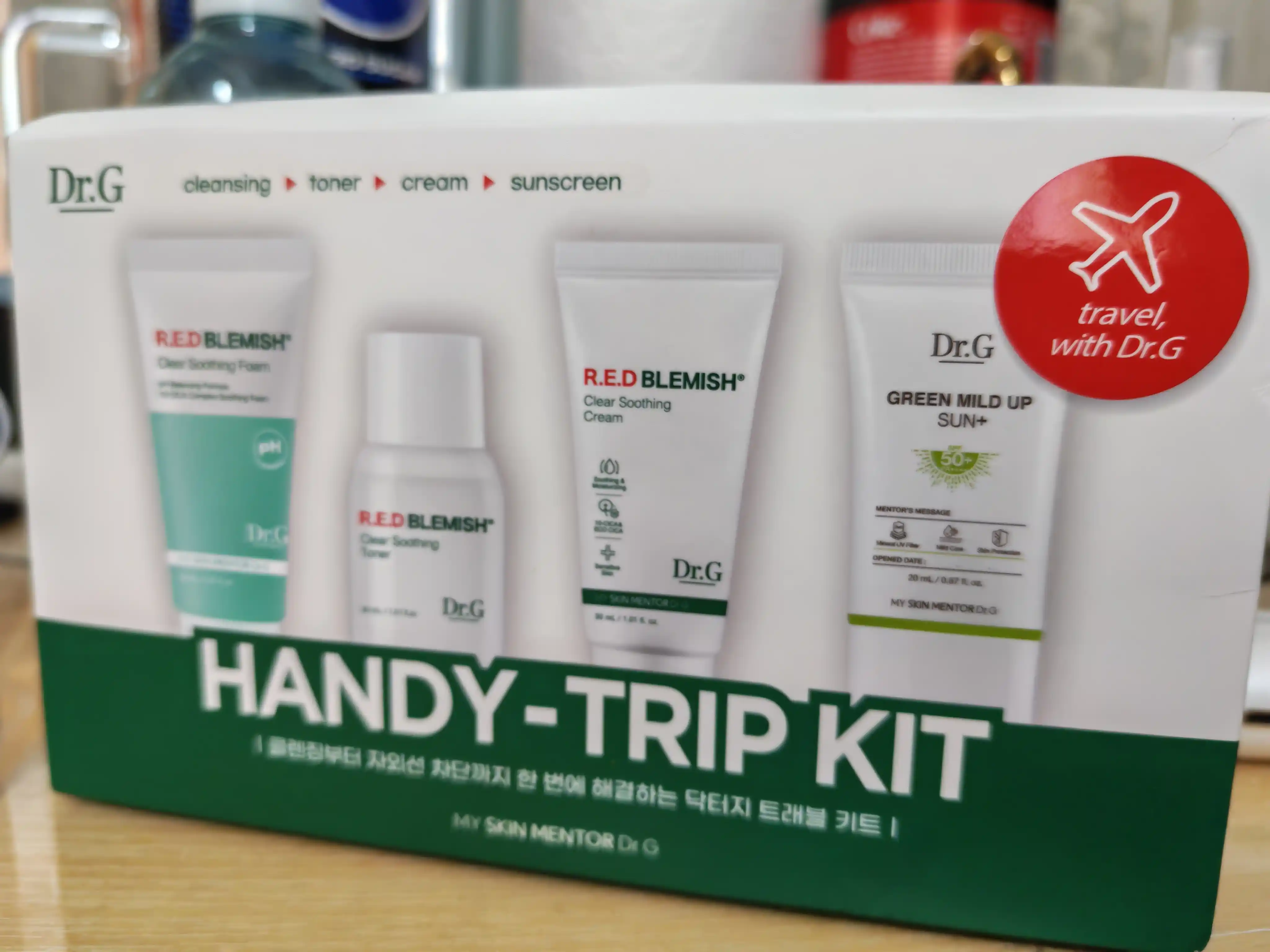 Dr.G Handy-Trip Kit – Набор по уходу за чувствительной кожей: против акне и покраснений