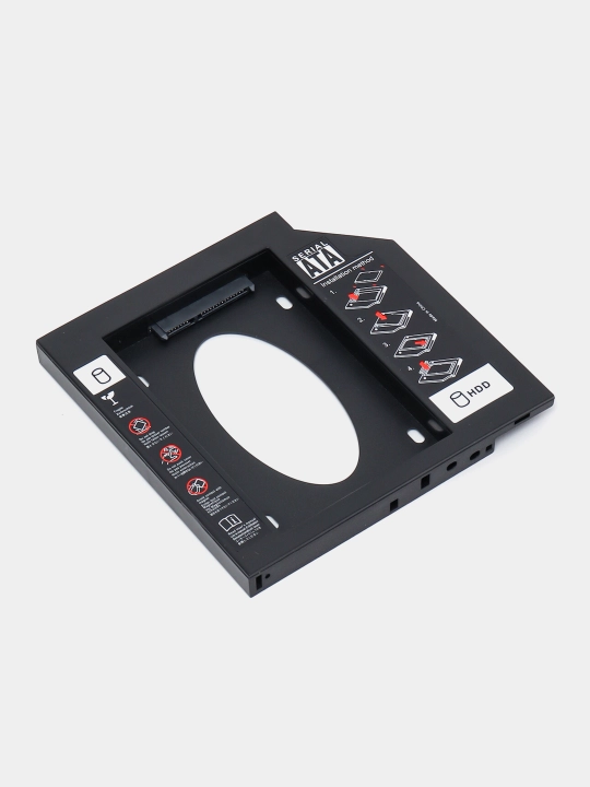 Optibay 12.7 va 9.5 sleds, DVD, SSD, noutbuk uchun HDD adapteri