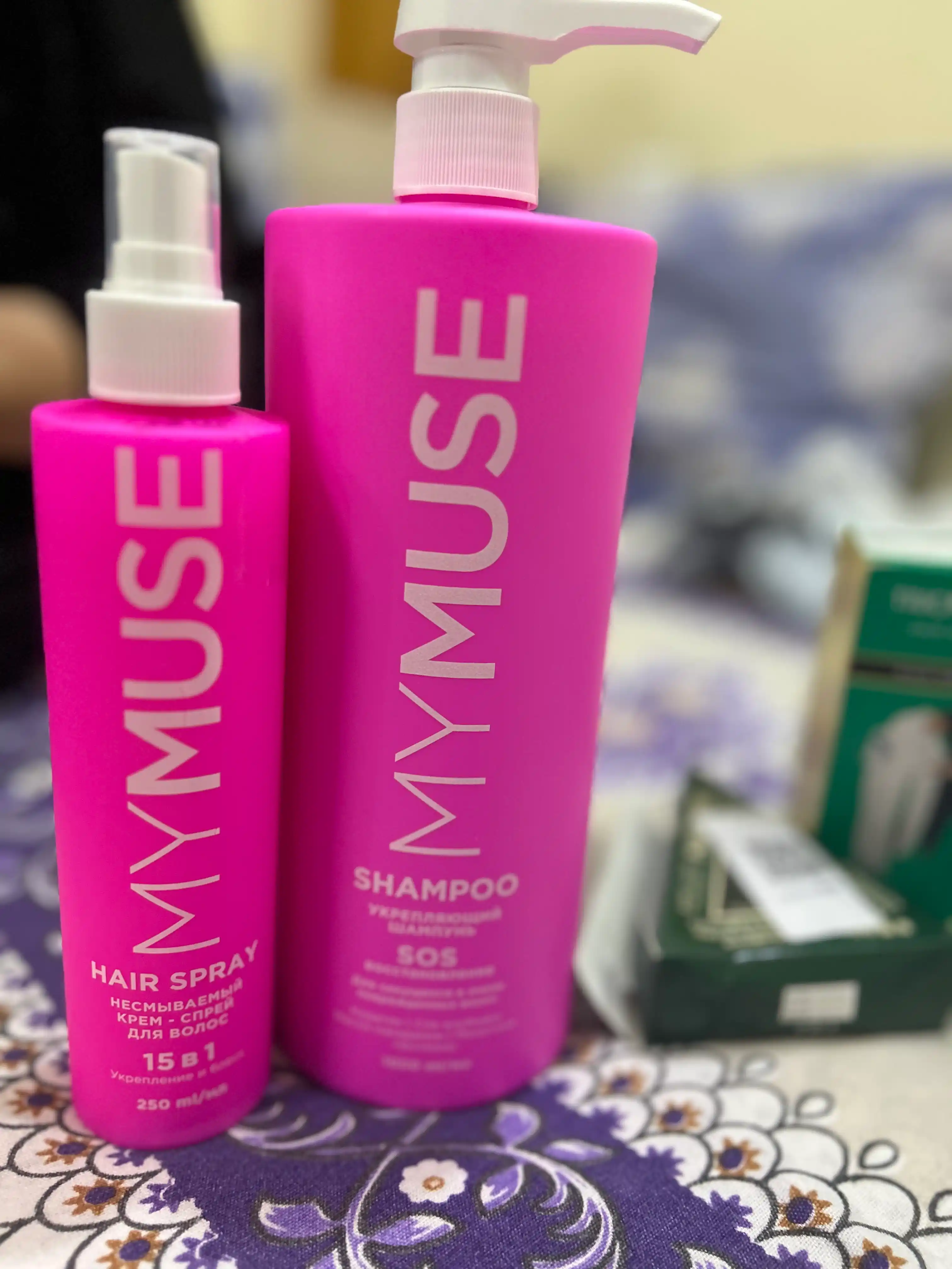 Qoldiruvchi krem-sprey, 15 dan 1 ta ''My Muse'', soch uchun, mustahkamlash va porlash, 250 ml