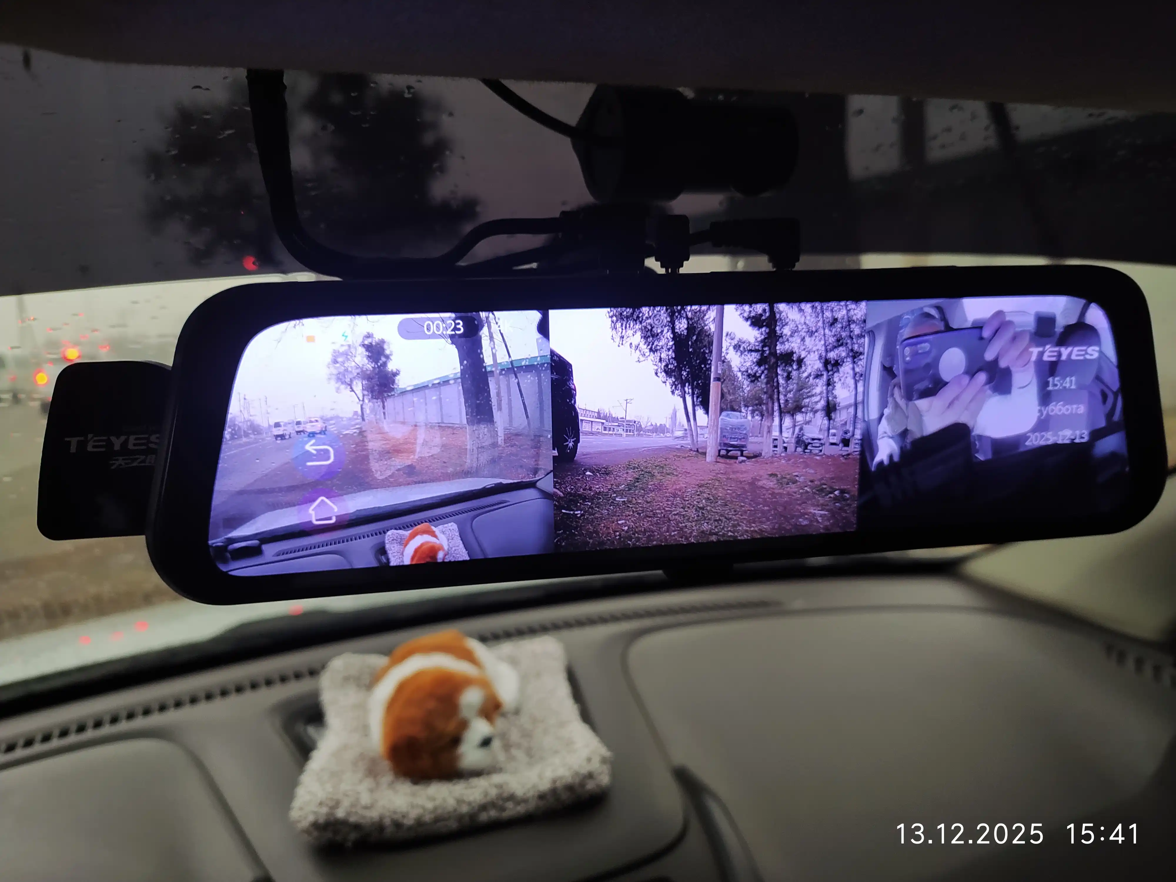 Видеорегистратор TEYES Q8 PRO, с 3 камерами, Wi-Fi наблюдение, 6 месяцев гарантии