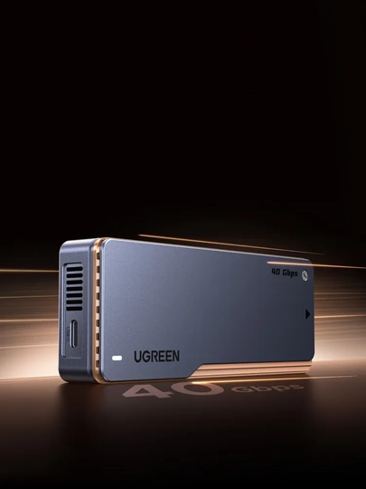 UGREEN Tashqi qattiq disk uchun korpus 40Gbps M.2 NVMe USB-C 4.0 SSD korpus 5