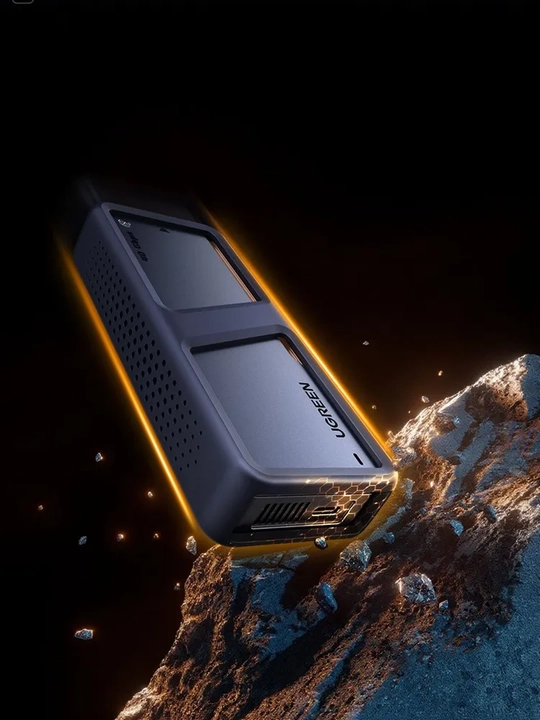 Внешний корпус для жесткого диска UGREEN 40 Гбит/с M.2 NVMe USB-C 4.0 SSD