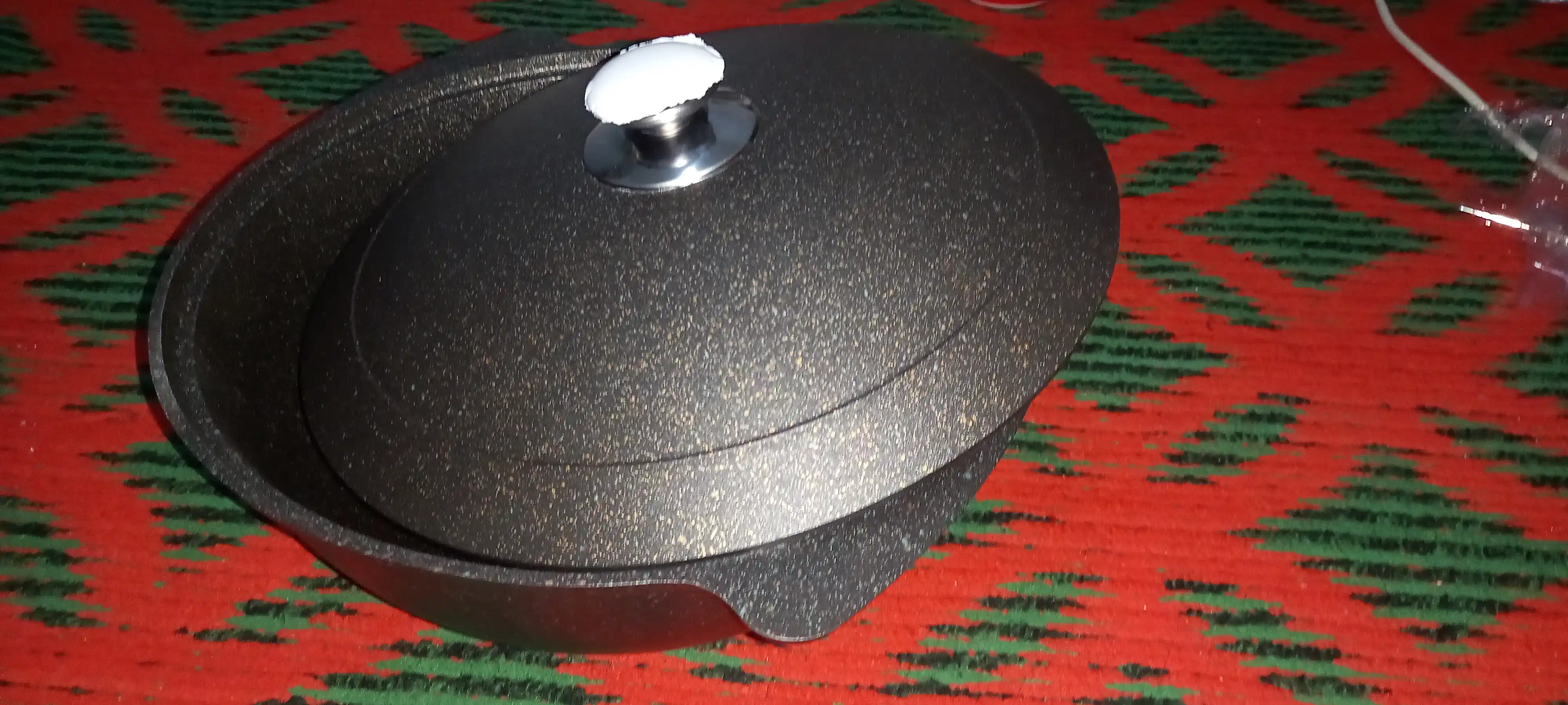 Казан для плова Kukmara, со стеклянной и не стеклянной крышкой, Granit Ultra 