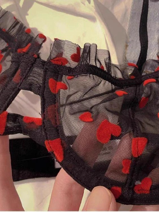 Женский комплект нижнего белья прозрачный комплект нижнего белья для женщин