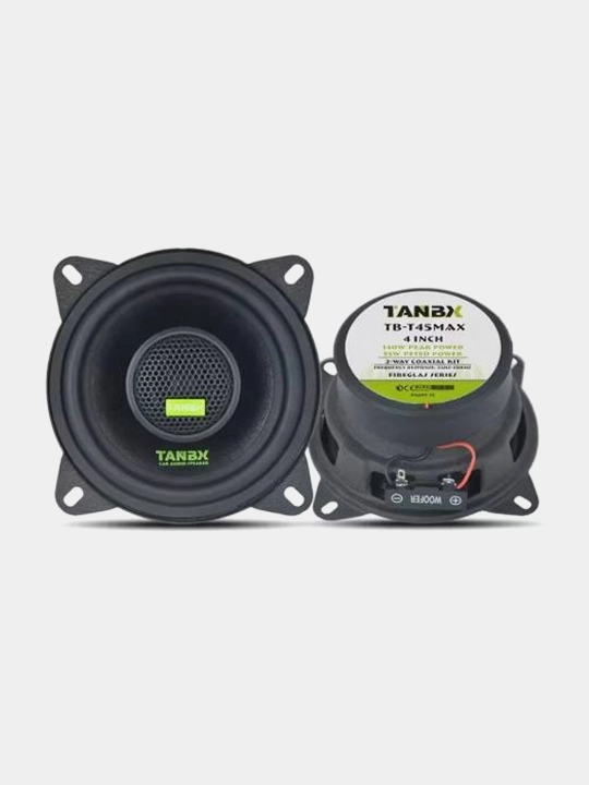 Автоколонки Tanbx, комплект 2 динамика, автомобильная акустика, 2 шт T45MAX140Bт