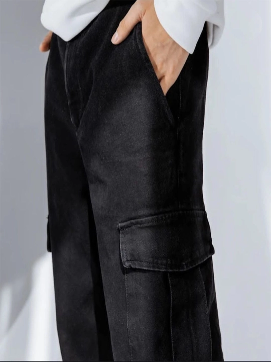Erkaklar uchun jinsi shimlar "Bjeans" Straight, to'g'ri bichim, klassik va qulay