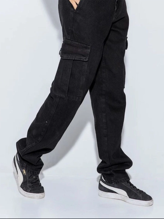 Erkaklar uchun jinsi shimlar "Bjeans" Straight, to'g'ri bichim, klassik va qulay