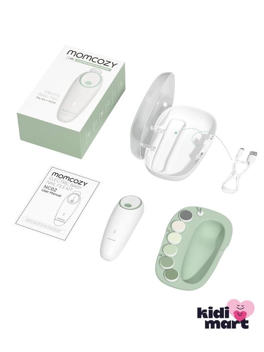 Momcozy elektr tirnoq pilkasi, chaqaloqlar va butun oila uchun, LED chiroqli - 