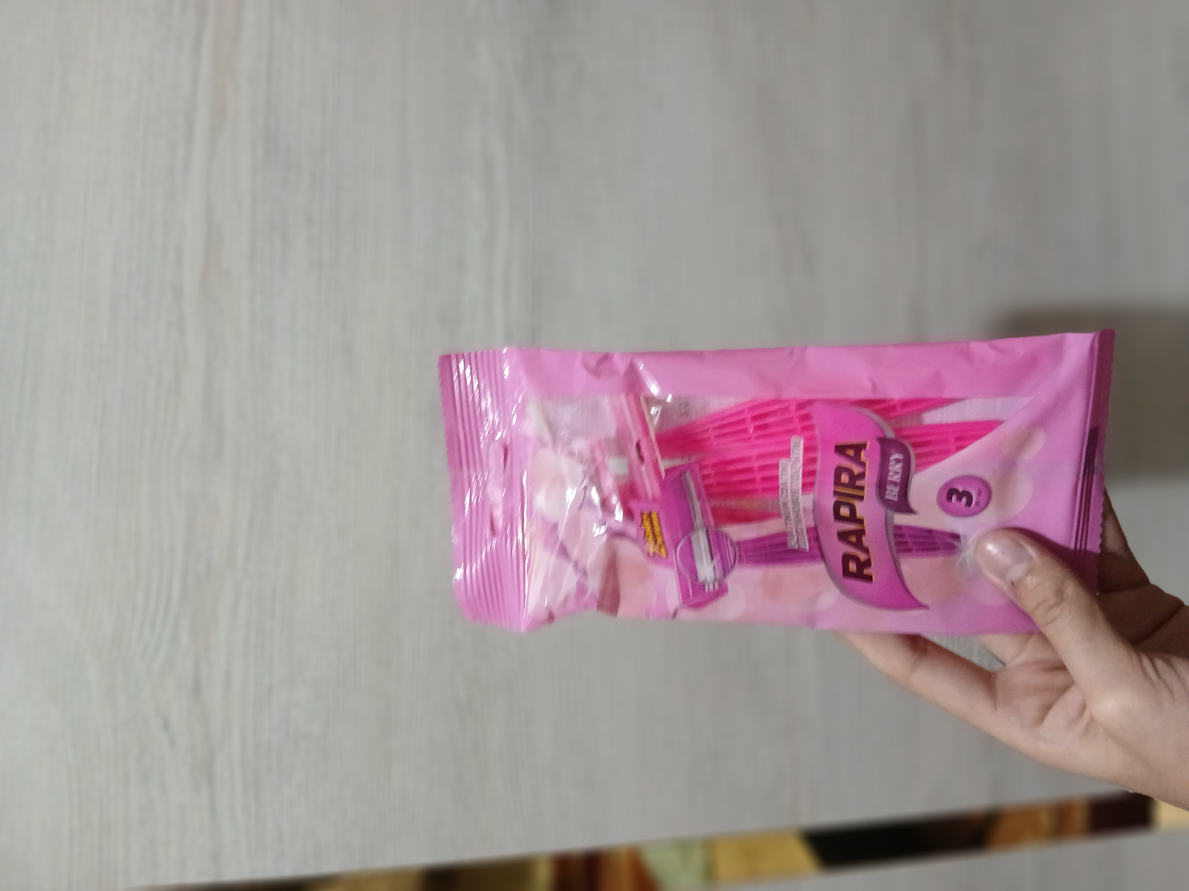 Одноразовый бритвенный станок Rapira Berry, 32БП01, 3 шт