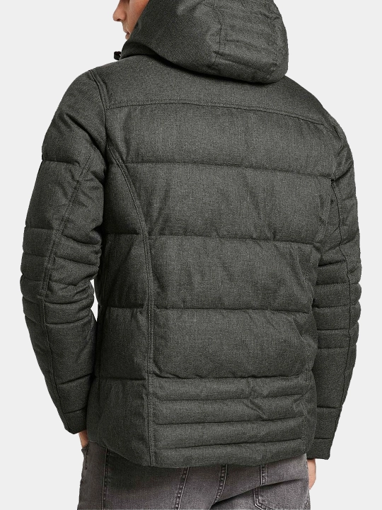 Стильная и теплая зимняя мужская куртка-пуховик Duppont Sorona Aura Dark Grey, до -20С
