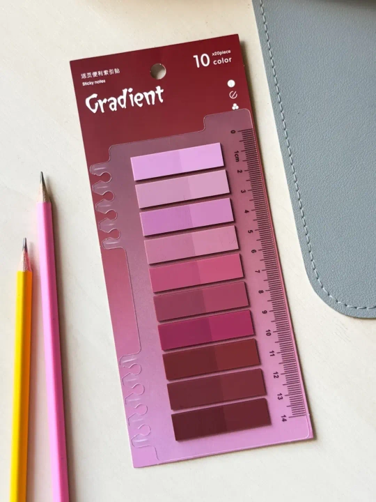 Gradient indeks stikerlari, 10 xil rang - 