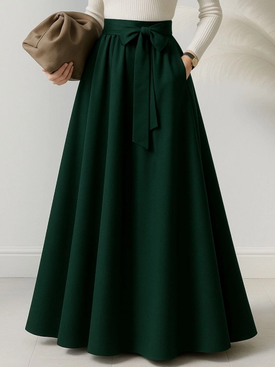 2 xil standatr razmerli yubka, barcha fasl uchun, ayollar va qizlar uchun, uzun va keng - 
