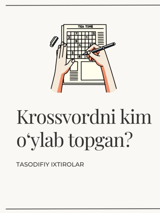 "Qo'shimcha dars: Tasodifiy ixtirolar"