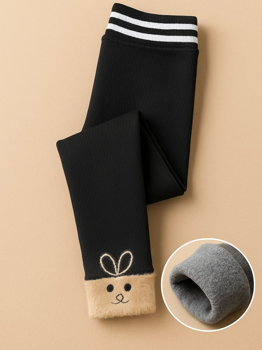 Детские утеплённые лосины с мягким флисом «Warm Bunny» - 
