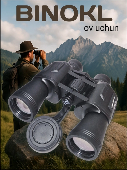 Binokl, masofa o‘lchagich, ov, sayohat, qo‘riqlash uchun