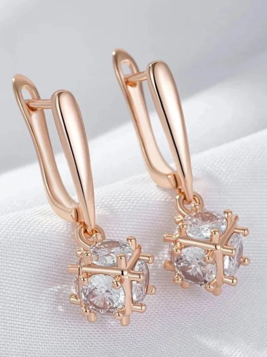 Серьги 585rg бижутерия - 