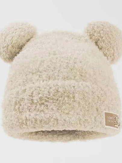 Bolalar uchun qishki issiq qulay teddy ayiqcha shapkalar - 