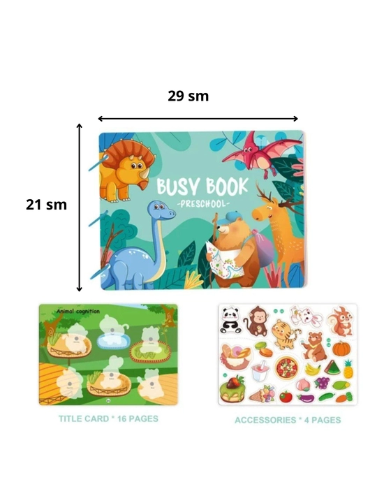 Busy Book и пазлы для детей – развивающий игровой набор (Montessori) - 