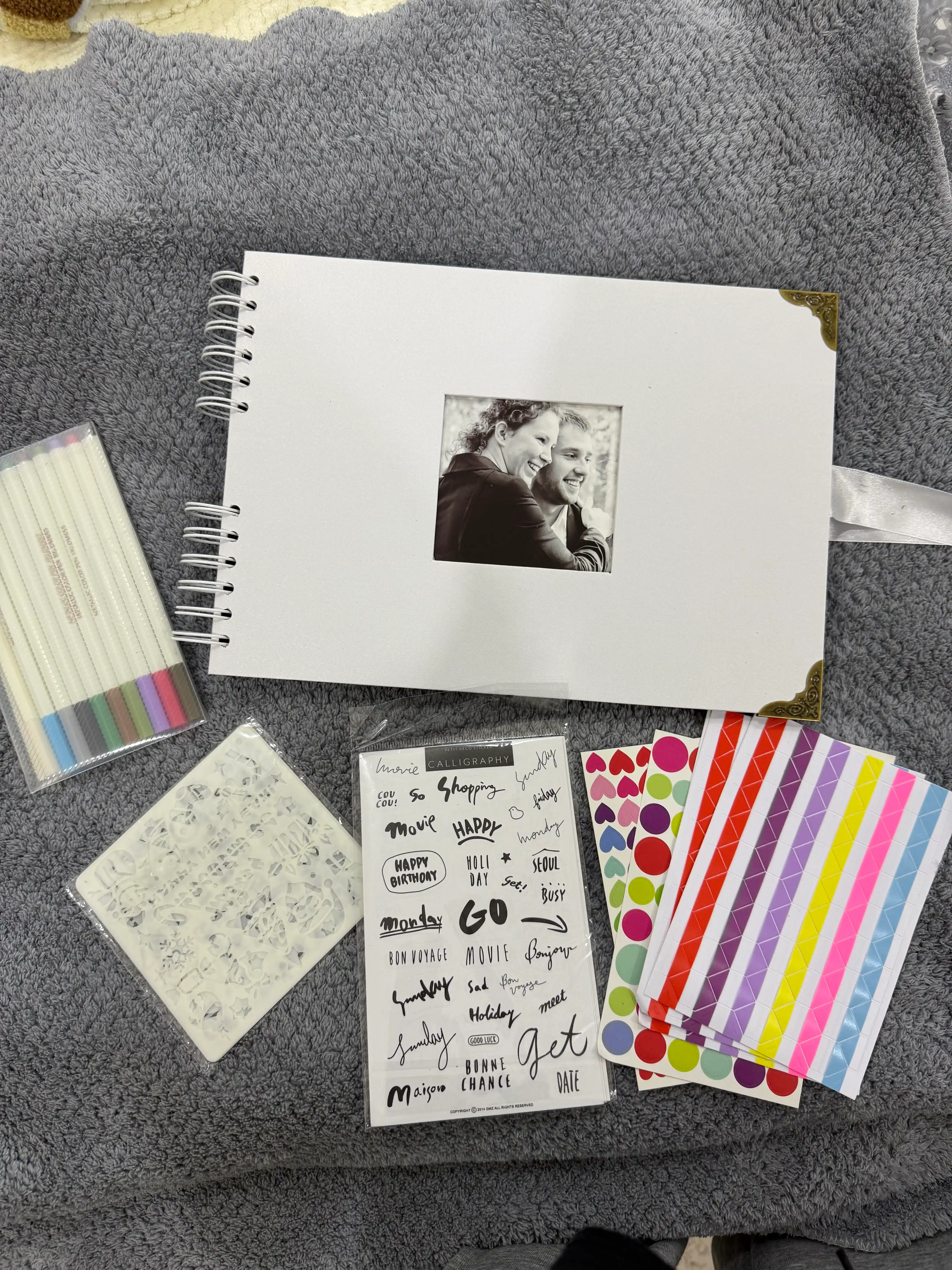 Bolalar, oila, to'y uchun fotoalbom, rasmlar uchun albom, sketchbuk, qora varaqlar bilan