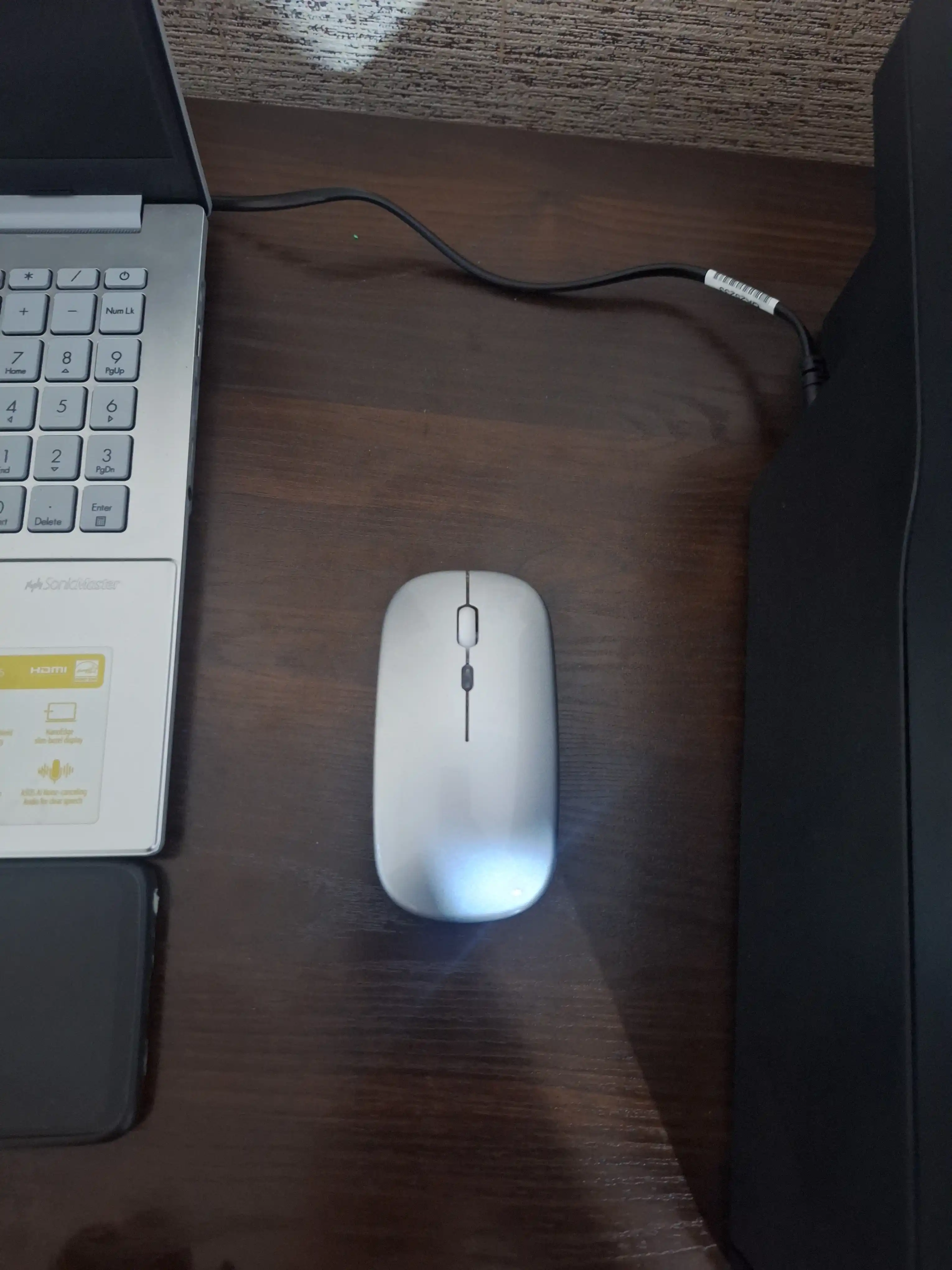 Kompyuter uchun sichqoncha, simli va simsiz RGB chiroqli sichqoncha