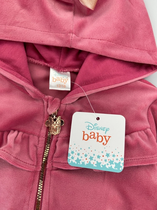 Hello Kitty dizaynli yumshoq velur kostyum, Disney brendi, 3-36 oy