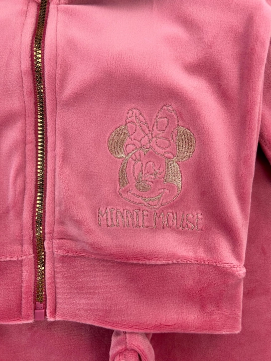 Hello Kitty dizaynli yumshoq velur kostyum, Disney brendi, 3-36 oy