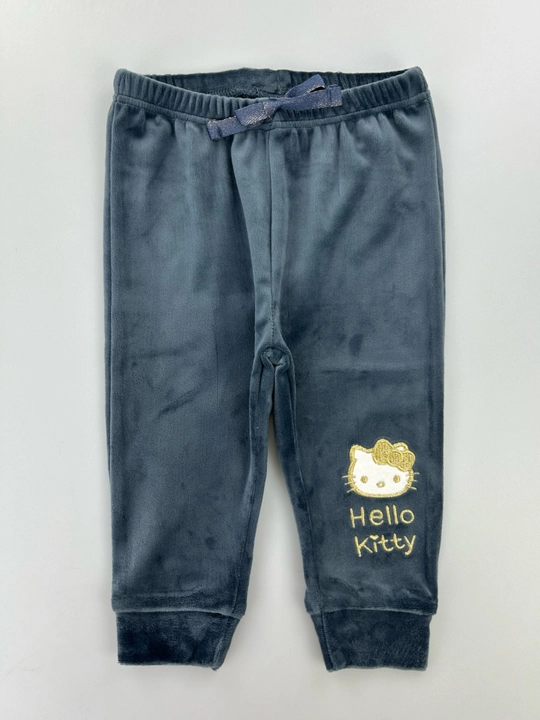 Hello Kitty dizaynli yumshoq velur kostyum, Disney brendi, 3-36 oy