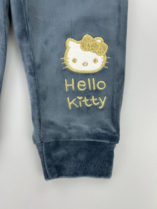 Hello Kitty dizaynli yumshoq velur kostyum, Disney brendi, 3-36 oy