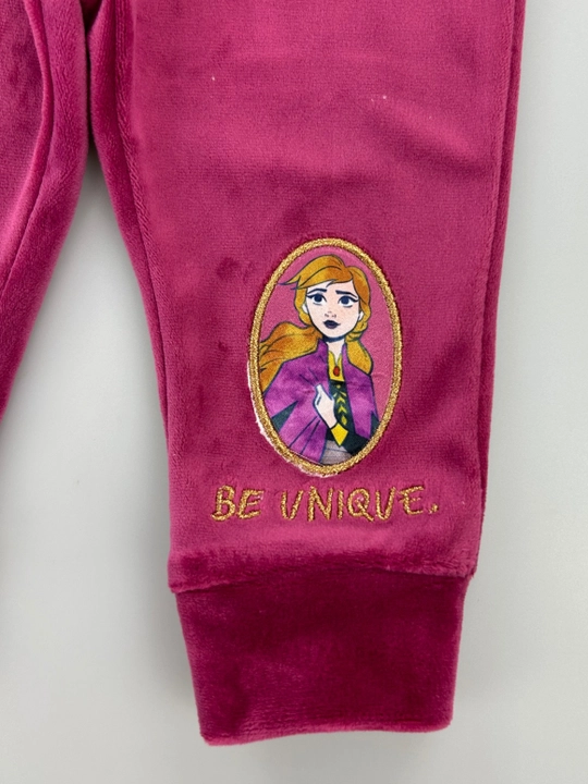Hello Kitty dizaynli yumshoq velur kostyum, Disney brendi, 3-36 oy