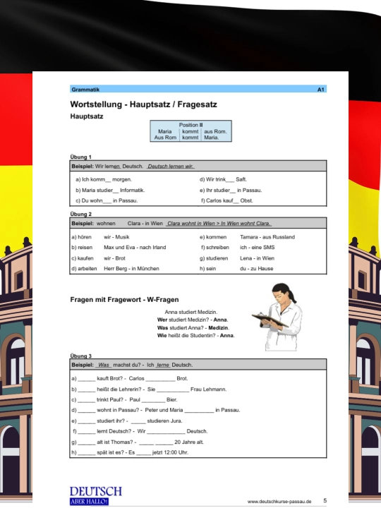 Deutsch Aber Hallo A1 – Немецкая грамматика с упражнениями для начинающих