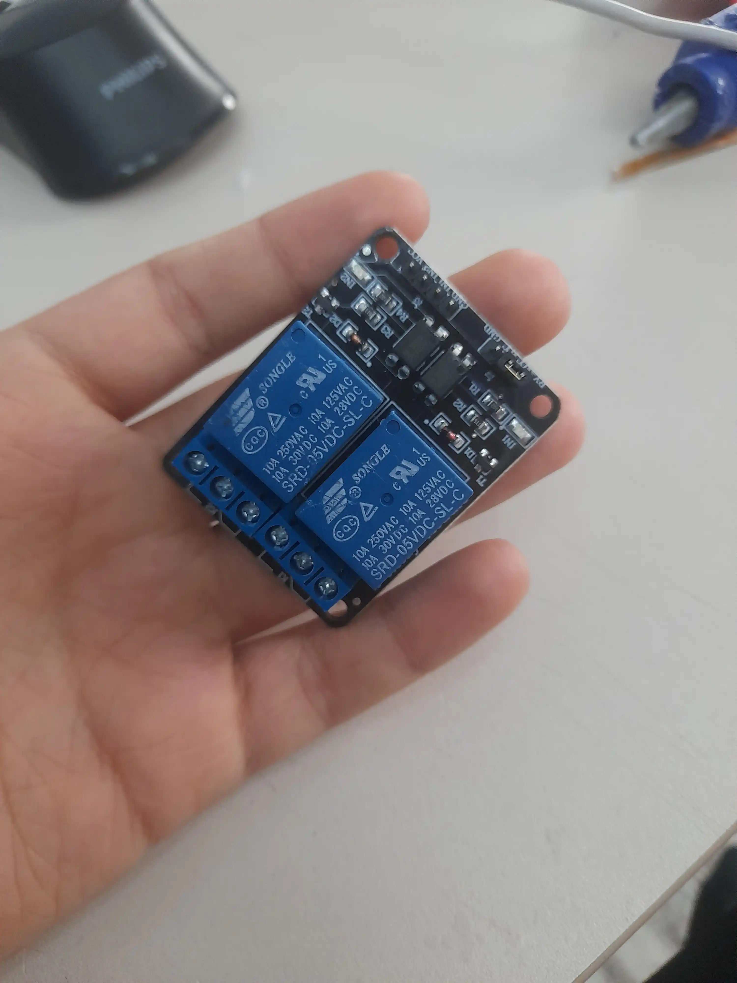 Rele moduli 1/2/3/4 kanal 5V 250V/10А