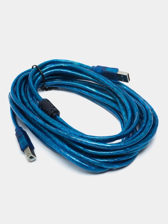 USB кабель для принтера, сканера, МФУ, экранированный, 1.5, 3, 5 м - 