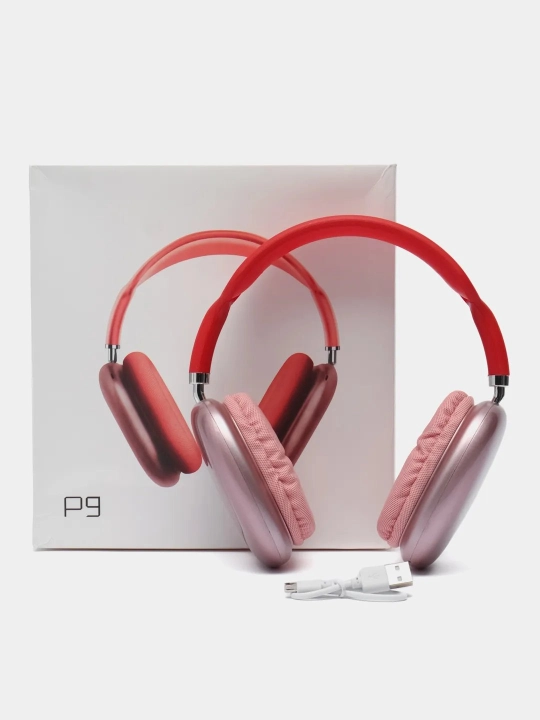 Simsiz quloqchinlar P9, SD-karta va mikrofonni qo'llab-quvvatlaydigan Bluetooth garnitura - 