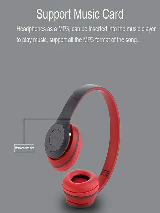 P47 Simsiz naushnik — Bluetooth, kuchli bass, mikrofon, qulay dizayn