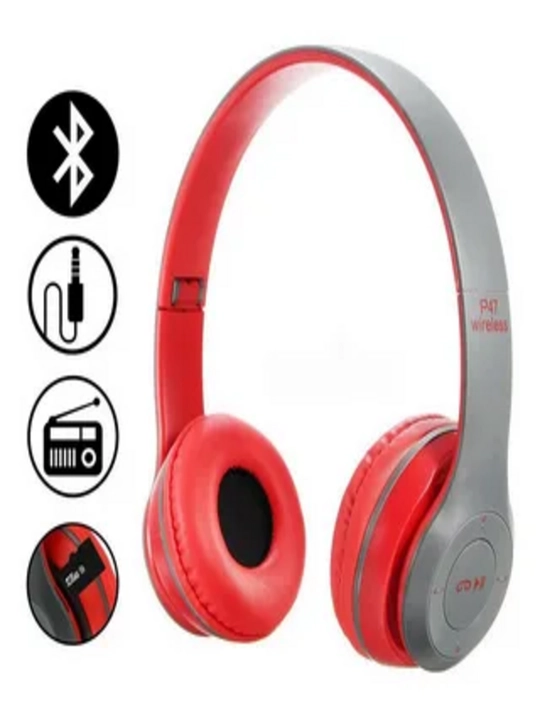 P47 Simsiz naushnik — Bluetooth, kuchli bass, mikrofon, qulay dizayn