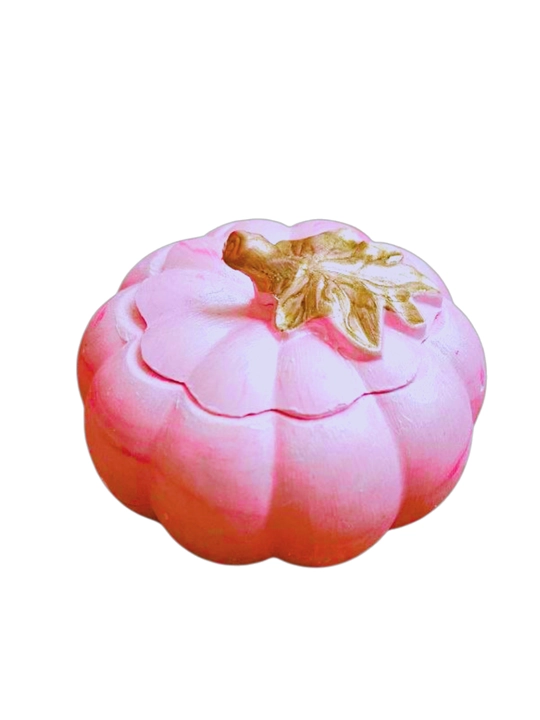 Декоративная шкатулка, в форме тыквы и ромба, гипсовая, Hallowen