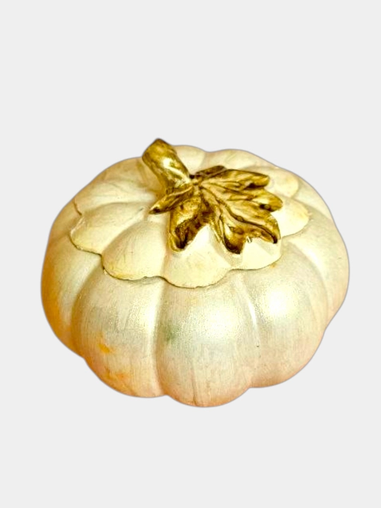 Декоративная шкатулка, в форме тыквы и ромба, гипсовая, Hallowen