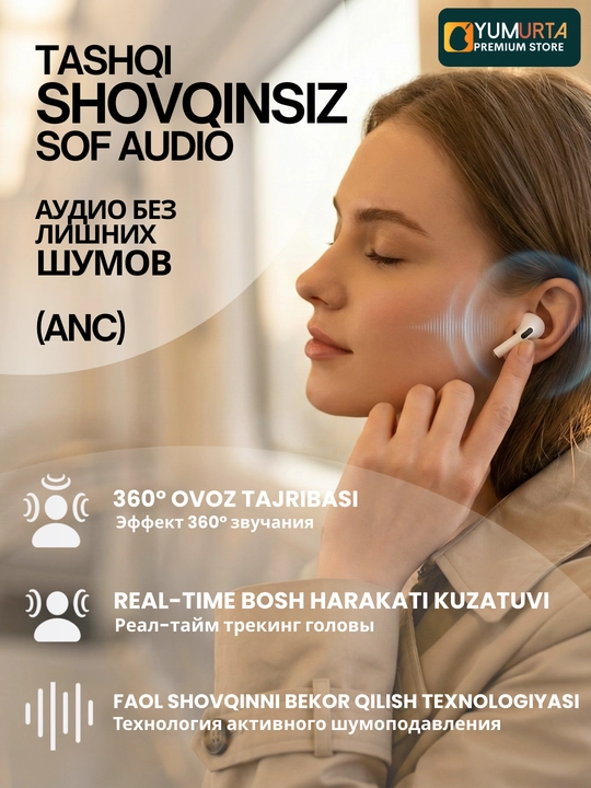 Pods pro 3 pods pro Pods Iphone va Android uchun quloqchinlar simsiz quloqchinlar