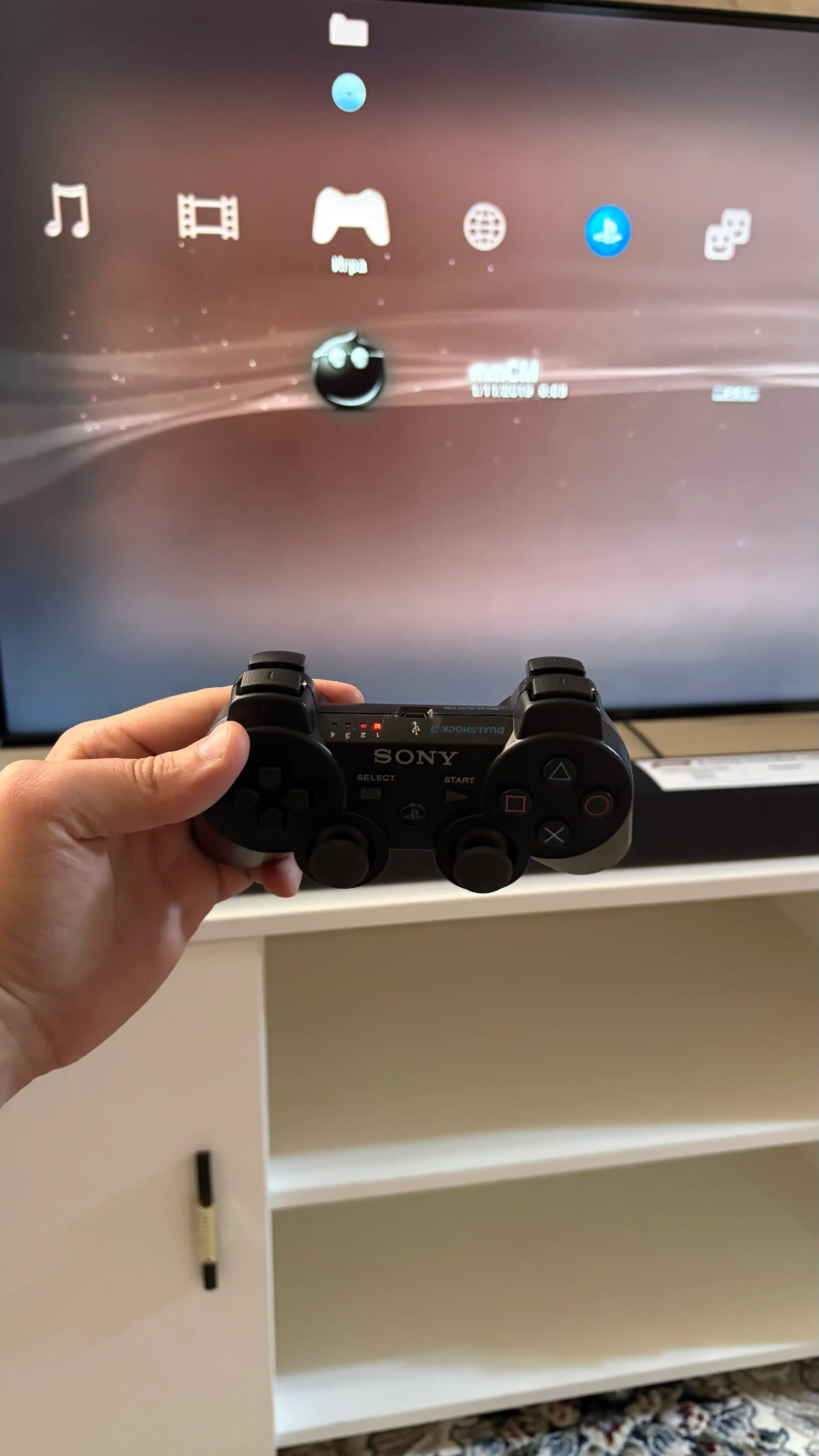 PS3 DualShock 3 geympadi – Bluetooth, simsiz, smartfon va kompyuter uchun