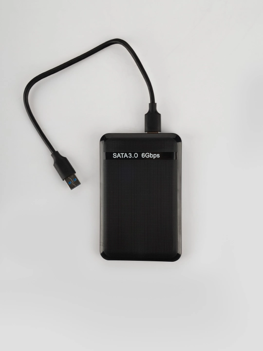 Tashqi xotira qutisi SATA qattiq disk uchun korpus, USB 3.0 HDD SSD 2,5"