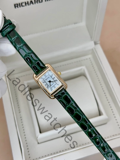 Элегантные квадратные часы для женщин — LWATCHS-M000191-ЗЕЛЕН